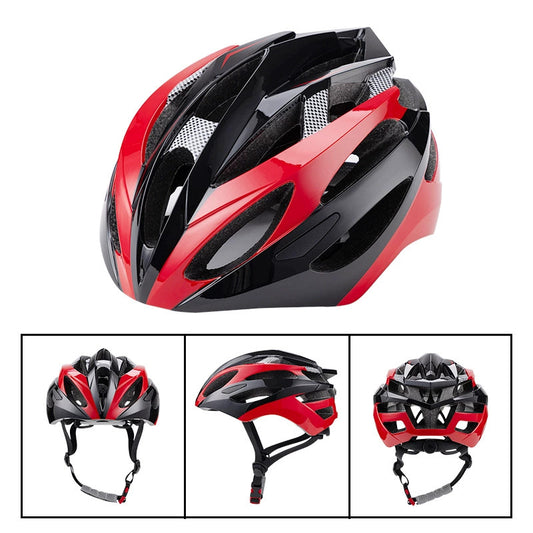 B-053BB Ultra-Light, One-Piece Road & Mountain Bike Helmet -Optimized for road and mountain biking adventures, with a ventilation system tailored for all conditions