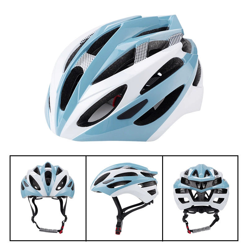 B-053BB Ultra-Light, One-Piece Road & Mountain Bike Helmet -Optimized for road and mountain biking adventures, with a ventilation system tailored for all conditions
