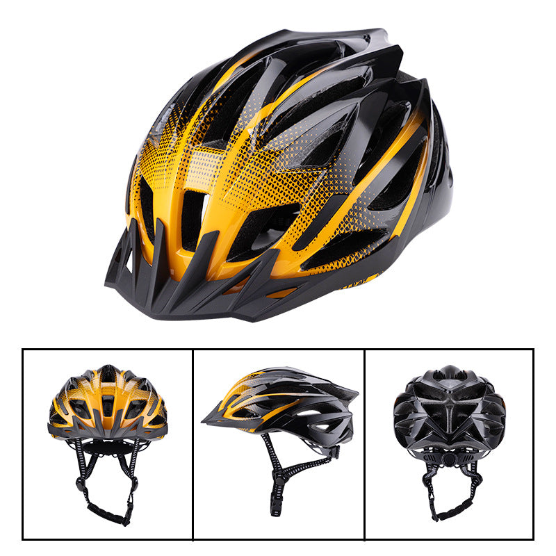 B-055BB AeroFlow One-Piece Bike Helmet: 240g Ultra-Light Design for Road/Mountain Riders