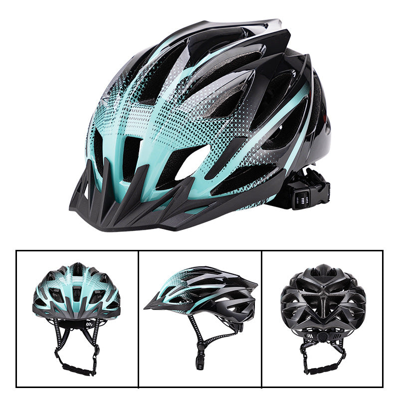 B-055BB AeroFlow One-Piece Bike Helmet: 240g Ultra-Light Design for Road/Mountain Riders