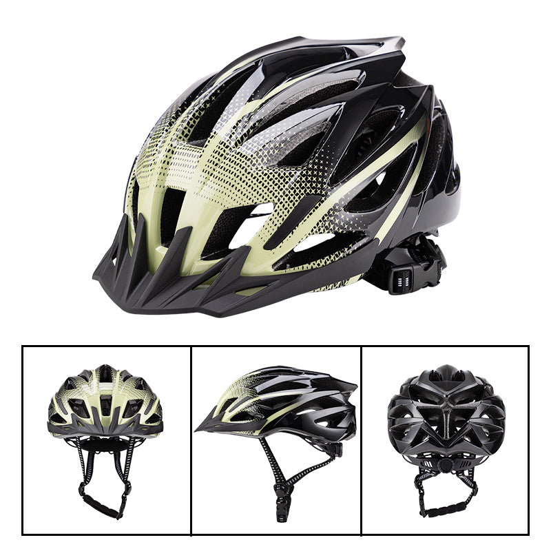 B-055BB AeroFlow One-Piece Bike Helmet: 240g Ultra-Light Design for Road/Mountain Riders