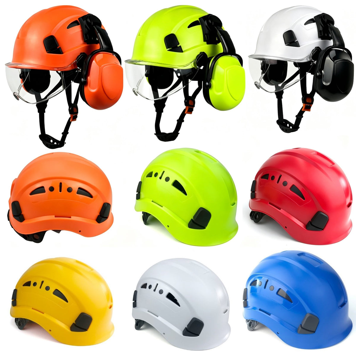 E-5007E /5007D Mounted-On  Earmuffs - 25dB Noise Cancelling Ear Protection for climber