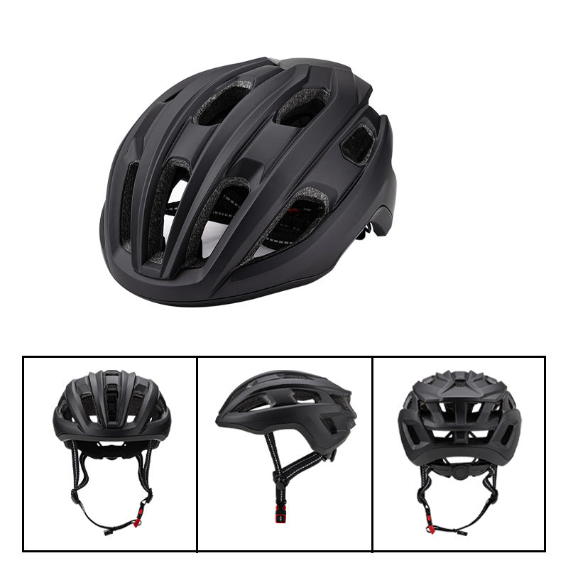B-021BB Aero Unibody Road Bike Helmet - Wind Tunnel Optimized In-Mold Design | CPSC 1203/EN1078 Certified | 260g Ultralight with 19 Ventilation Channels