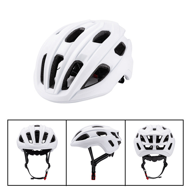 B-021BB Aero Unibody Road Bike Helmet - Wind Tunnel Optimized In-Mold Design | CPSC 1203/EN1078 Certified | 260g Ultralight with 19 Ventilation Channels