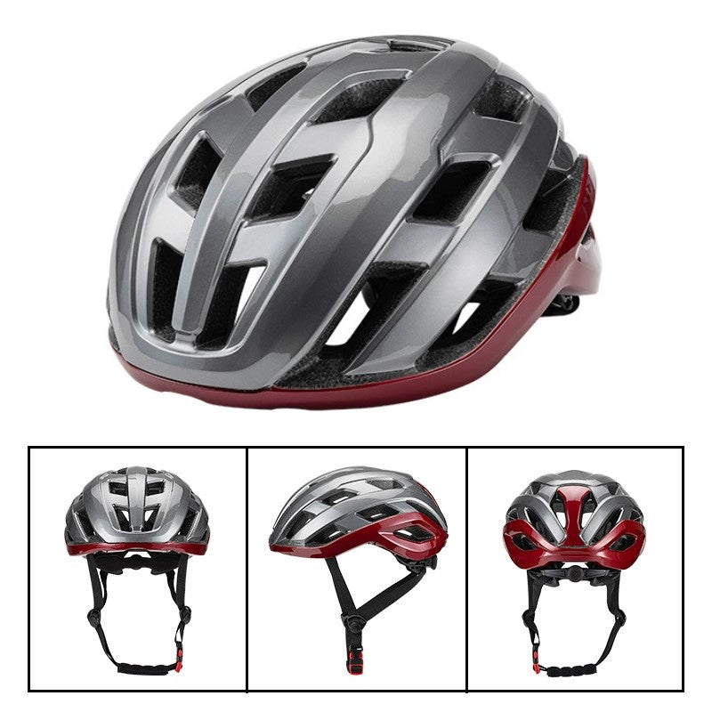 B-029BB 2024 Aero Road Bike Helmet with Integrated Brim| Unibody In-Mold Construction | EN1078/CPSC 1203 Certified