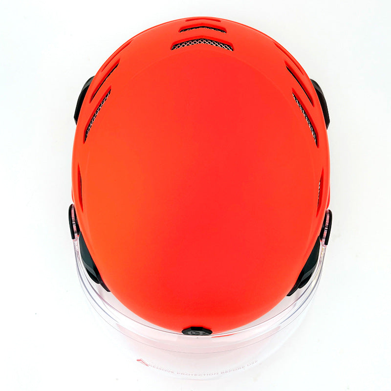 C-103 ABS Safety Helmet with Goggles - Certified Mountaineering & Rock Climbing Helmet for Outdoor Activities, Anti-fog Lens, Bulk Wholesale (Industrial Grade)