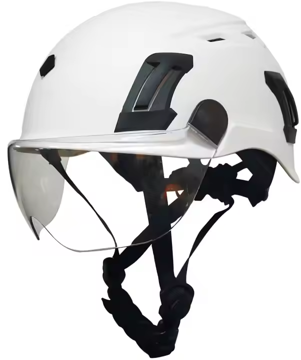 C-103 ABS Safety Helmet with Goggles - Certified Mountaineering & Rock Climbing Helmet for Outdoor Activities, Anti-fog Lens, Bulk Wholesale (Industrial Grade)