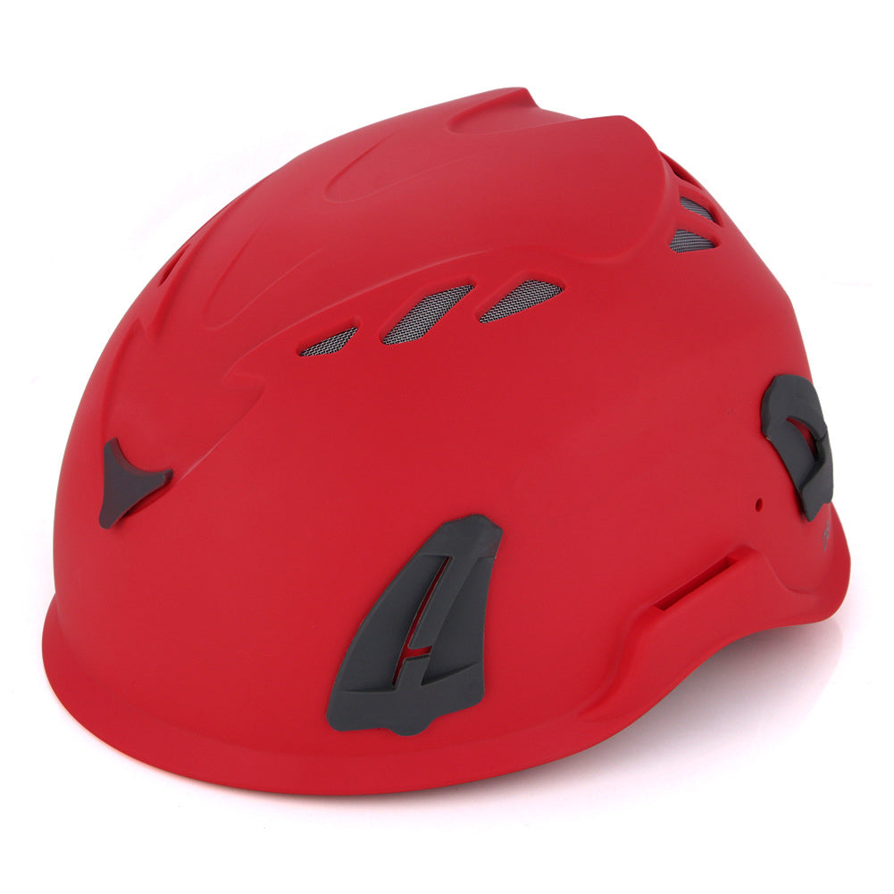 C-123 Smart Impact Protection Ventilated Multi-Purpose Climbing Helmet with Integrated Goggles | CE/EN Certified Reinforced ABS Safety Gear | OEM Factory
