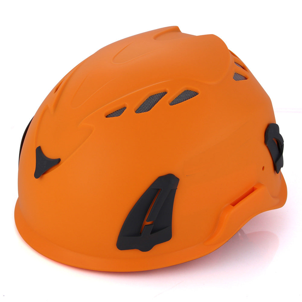 C-123 Smart Impact Protection Ventilated Multi-Purpose Climbing Helmet with Integrated Goggles | CE/EN Certified Reinforced ABS Safety Gear | OEM Factory