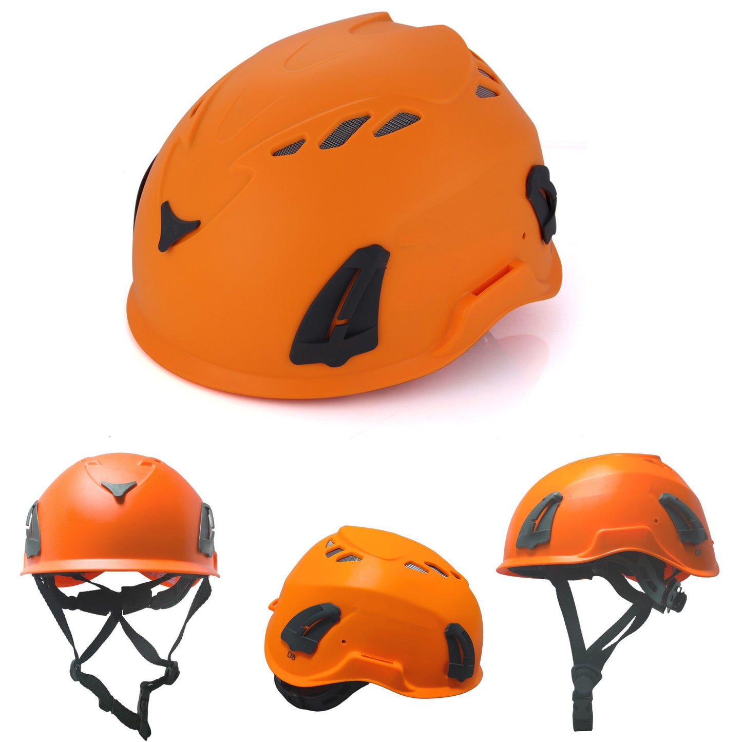 C-123 Smart Impact Protection Ventilated Multi-Purpose Climbing Helmet with Integrated Goggles | CE/EN Certified Reinforced ABS Safety Gear | OEM Factory