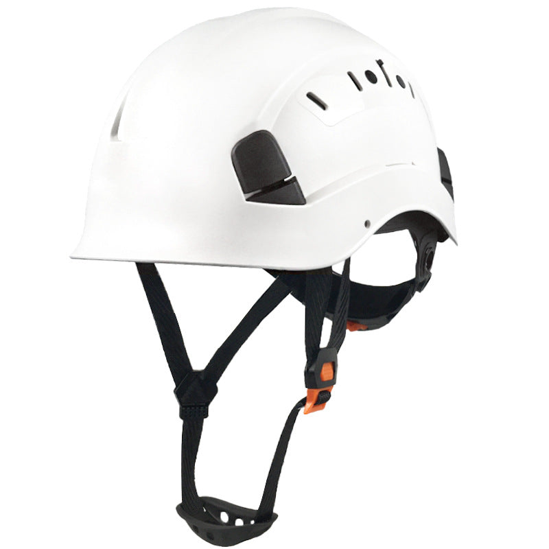 C-06 Dual-Visor Safety Helmet with Built-in Double Goggles - High-Impact ABS Shell for Construction Sites, Mountaineering & Cycling, Certification Compliant Anti-Crush Head Protection