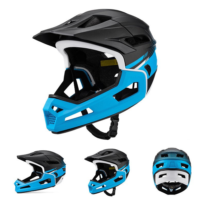MTB-9 Convertible Full Face MTB Helmet - Men's Detachable Enduro Helmet for Downhill Trail Riding CE/CPSC