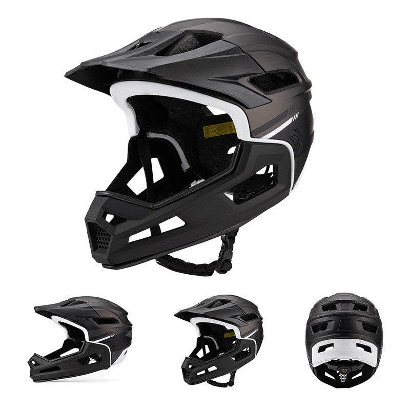MTB-9 Convertible Full Face MTB Helmet - Men's Detachable Enduro Helmet for Downhill Trail Riding CE/CPSC