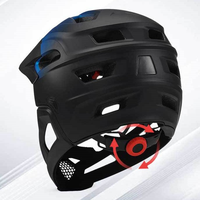 MTB-9 Convertible Full Face MTB Helmet - Men's Detachable Enduro Helmet for Downhill Trail Riding CE/CPSC