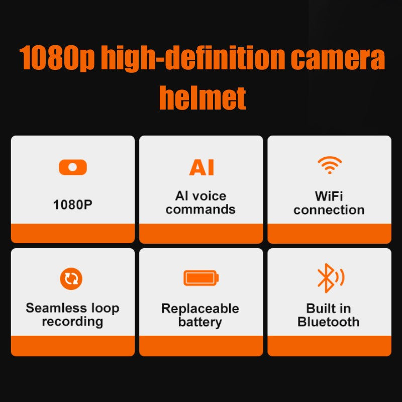 M02 1080P HD Camera helmet AI voice operate motorbike helmet WIFI /HIFI Bluetooth connected motorcycling helmet