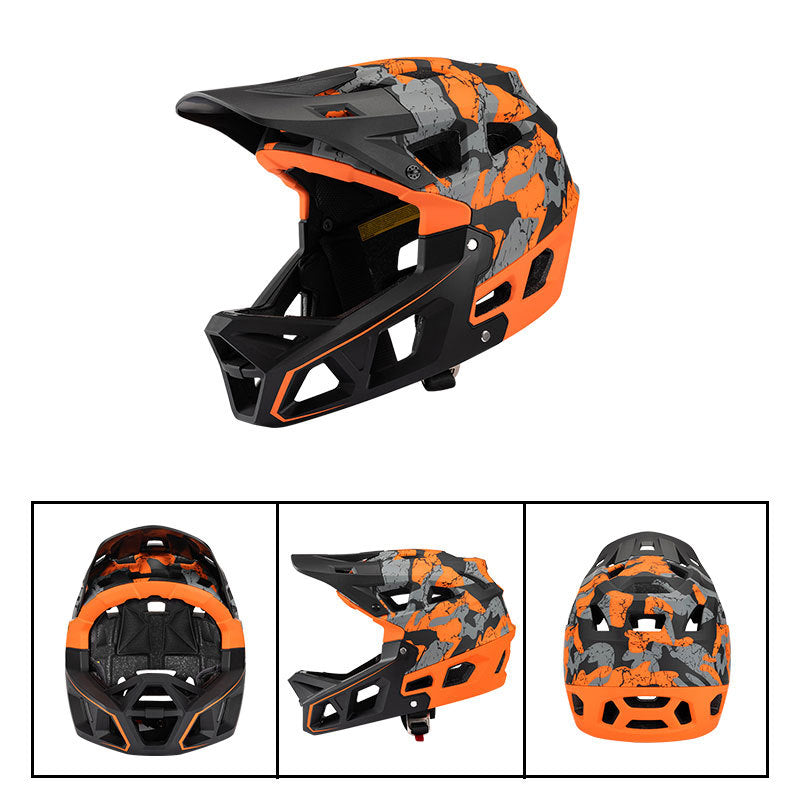 MTB-68 TECHNICAL PACK: DOWNHILL MOUNTAIN BIKE FULL-FACE HELMET (CAMO SERIES)