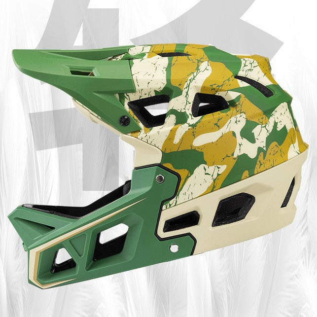 MTB-68 TECHNICAL PACK: DOWNHILL MOUNTAIN BIKE FULL-FACE HELMET (CAMO SERIES)