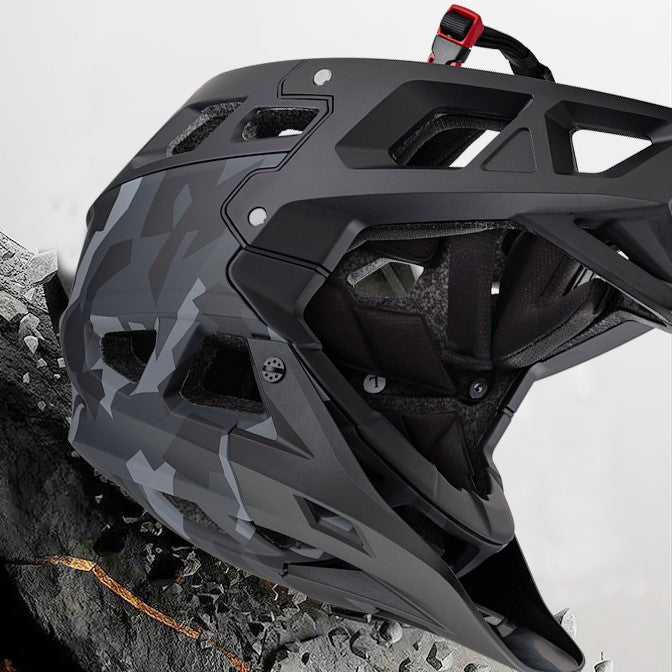 MTB-68 TECHNICAL PACK: DOWNHILL MOUNTAIN BIKE FULL-FACE HELMET (CAMO SERIES)