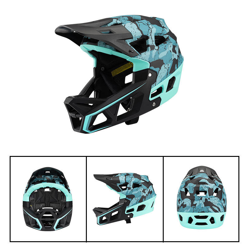 MTB-68 TECHNICAL PACK: DOWNHILL MOUNTAIN BIKE FULL-FACE HELMET (CAMO SERIES)