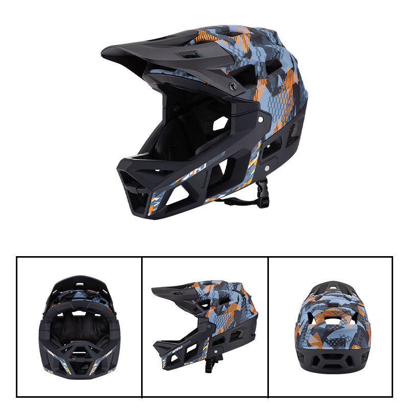 MTB-68 TECHNICAL PACK: DOWNHILL MOUNTAIN BIKE FULL-FACE HELMET (CAMO SERIES)