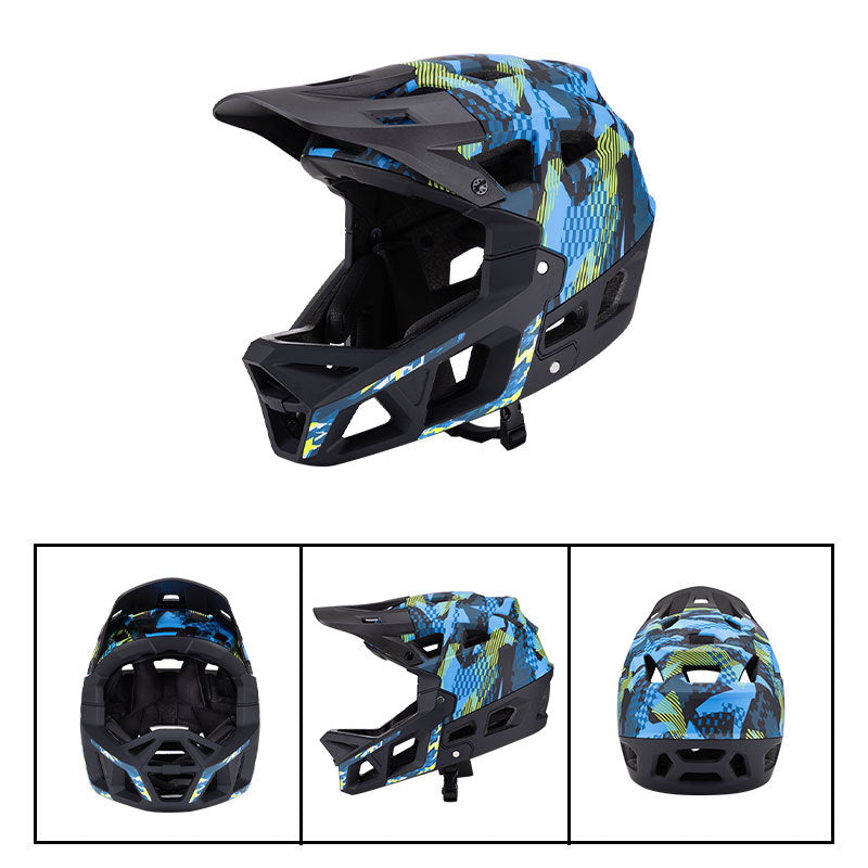 MTB-68 TECHNICAL PACK: DOWNHILL MOUNTAIN BIKE FULL-FACE HELMET (CAMO SERIES)