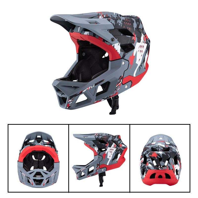 MTB-69 New Model Mountain Bike Downhill Racing Full-face Helmet - Adult Bicycle Riding Helmets for Wholesale