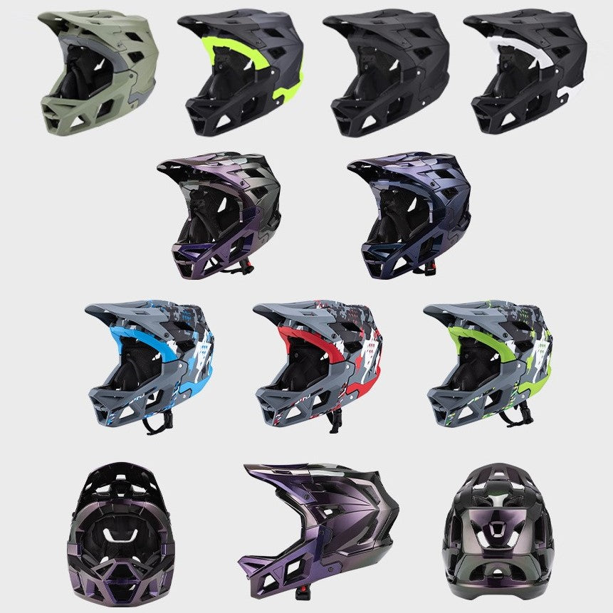 MTB-69 New Model Mountain Bike Downhill Racing Full-face Helmet - Adult Bicycle Riding Helmets for Wholesale