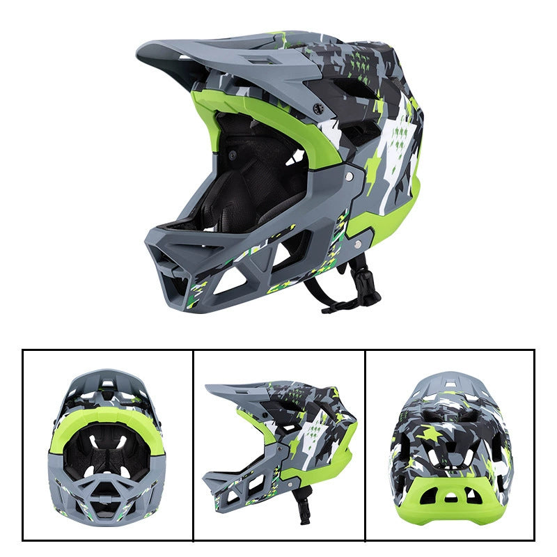 MTB-69 New Model Mountain Bike Downhill Racing Full-face Helmet - Adult Bicycle Riding Helmets for Wholesale