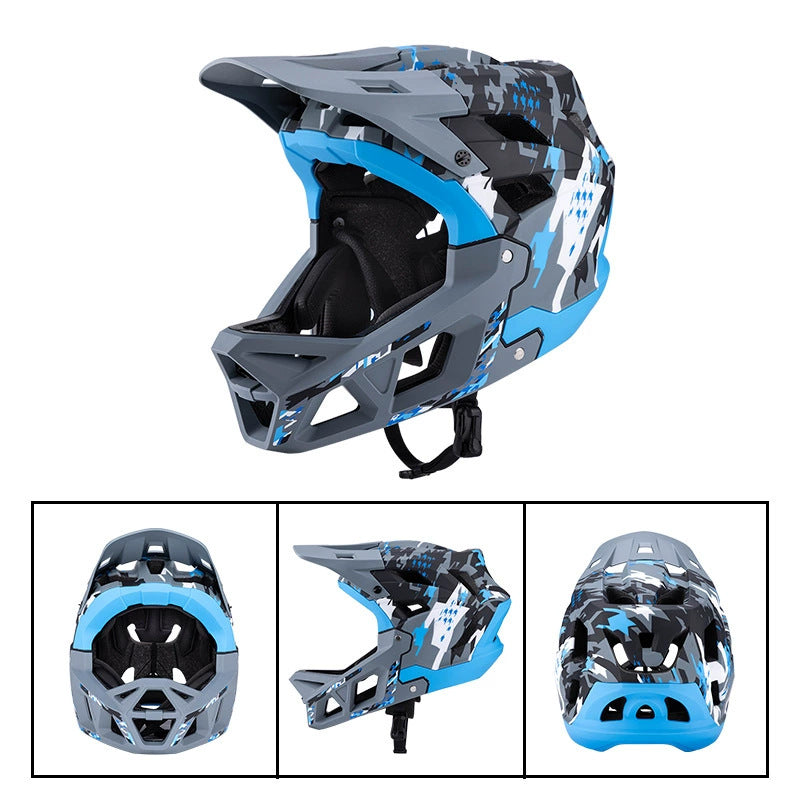 MTB-69 New Model Mountain Bike Downhill Racing Full-face Helmet - Adult Bicycle Riding Helmets for Wholesale