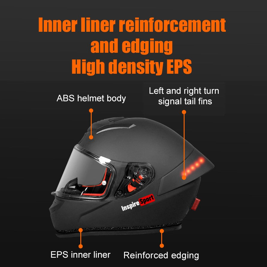 M02 1080P HD Camera helmet AI voice operate motorbike helmet WIFI /HIFI Bluetooth connected motorcycling helmet