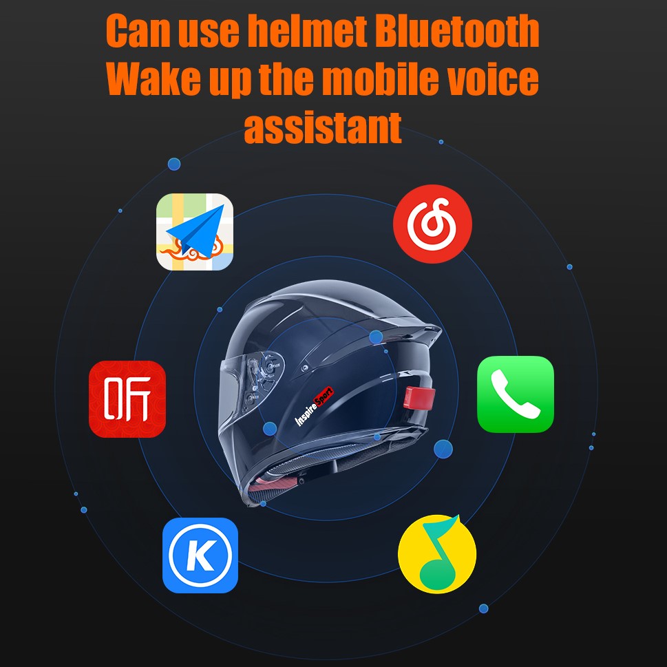 M03 4K Ultra HD Camera helmet AI voice operate motorbike helmet WIFI /HIFI Bluetooth connected motorcycling helmet