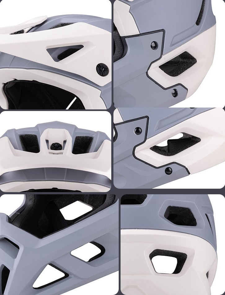 MTB-58 Next-Gen Enduro MTB Helmet - Unisex Convertible Full Face Mountain Bike Helmet for Aggressive Trail & Downhill-Style Riding 2025 new version