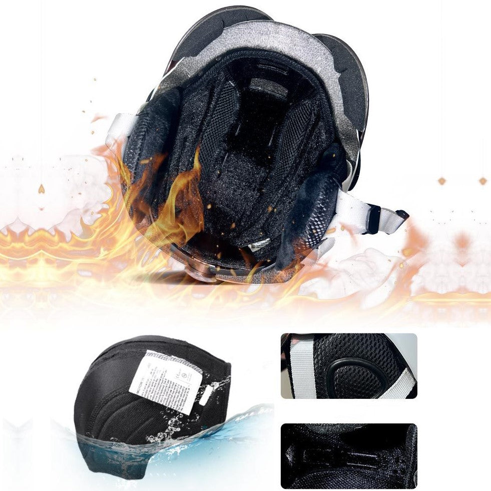 S-M95 MIPS Ski Helmet with Built-in Goggles – Unisex Customizable Snow Helmet