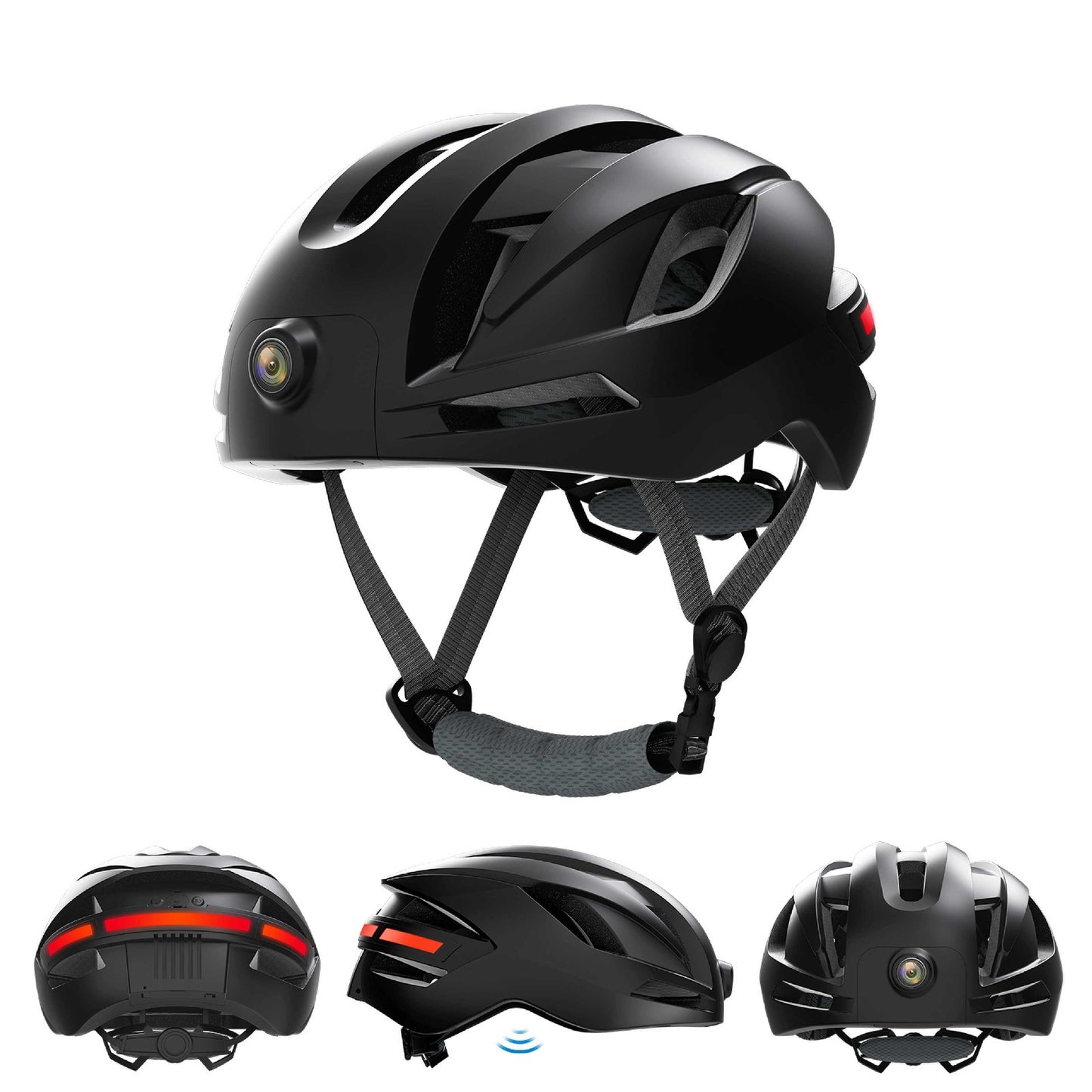 E3 1080P Camera Video recording Helmet GPS track smart cycling Helmet