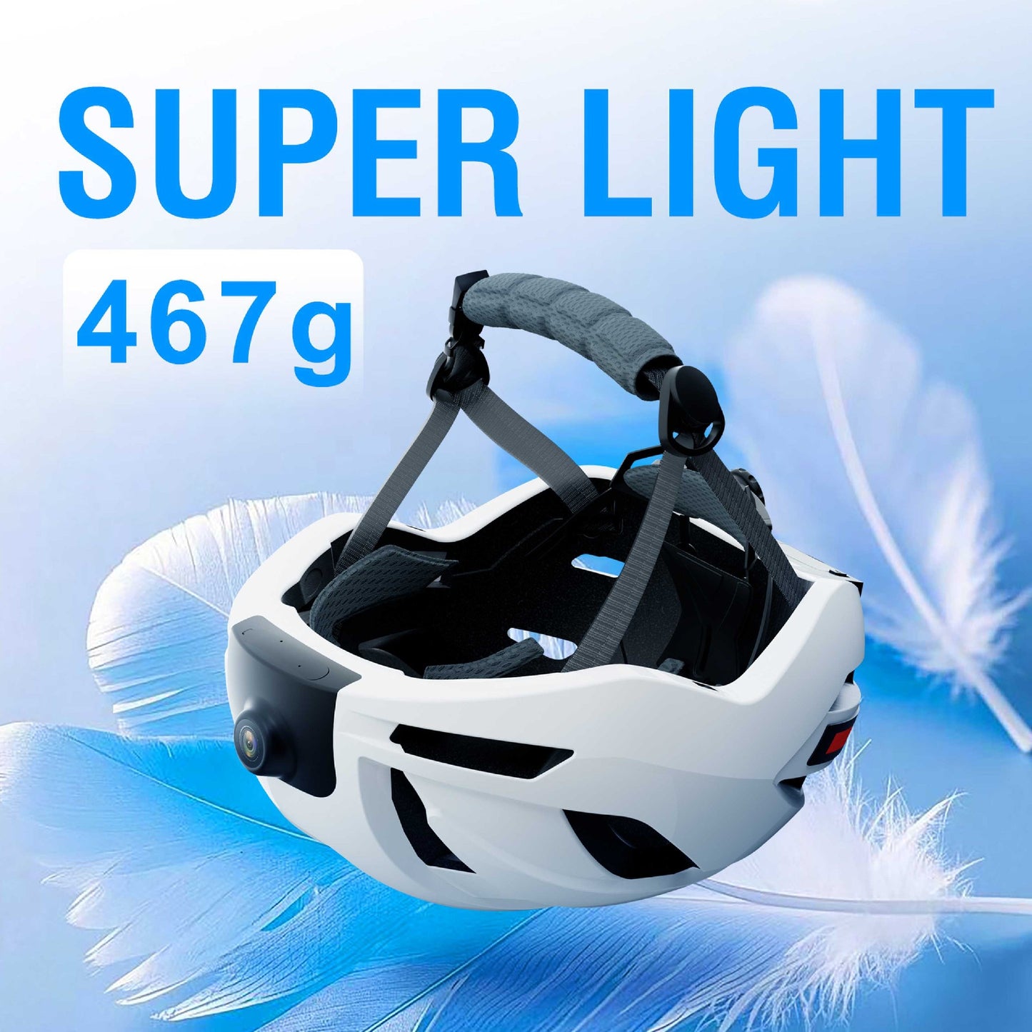 E3 1080P Camera Video recording Helmet GPS track smart cycling Helmet