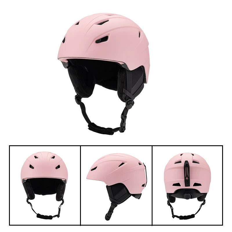 S-018 New ski helmet for outdoor sports, unisex skiing equipment, breathable and warm safety helmet wholesale