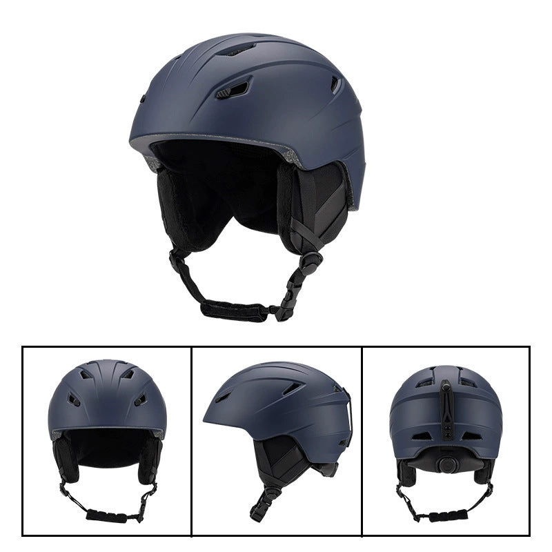 S-018 New ski helmet for outdoor sports, unisex skiing equipment, breathable and warm safety helmet wholesale