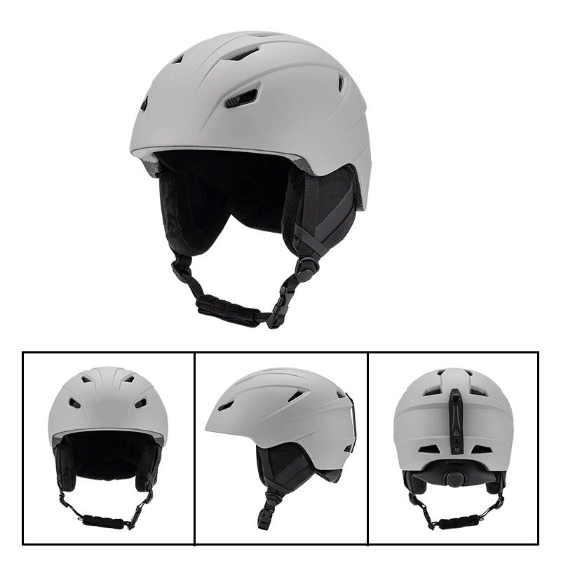 S-018 New ski helmet for outdoor sports, unisex skiing equipment, breathable and warm safety helmet wholesale