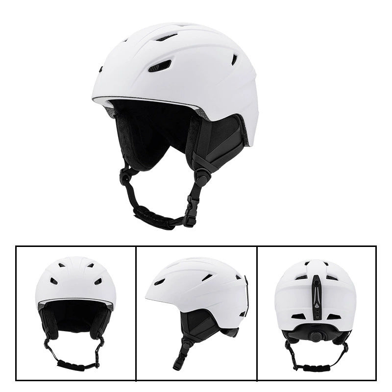 S-018 New ski helmet for outdoor sports, unisex skiing equipment, breathable and warm safety helmet wholesale