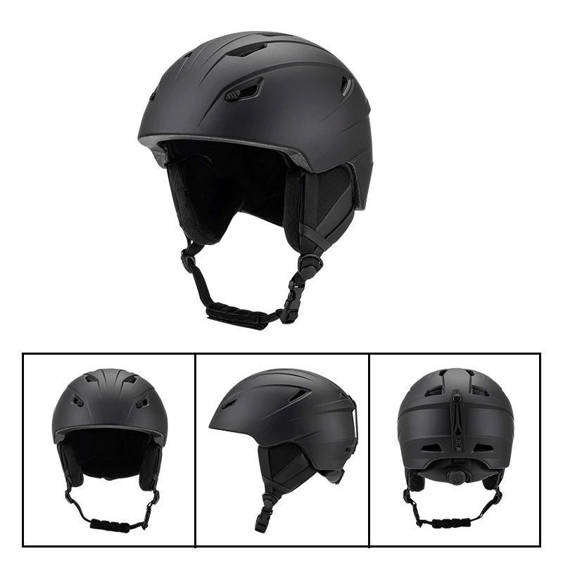 S-018 New ski helmet for outdoor sports, unisex skiing equipment, breathable and warm safety helmet wholesale