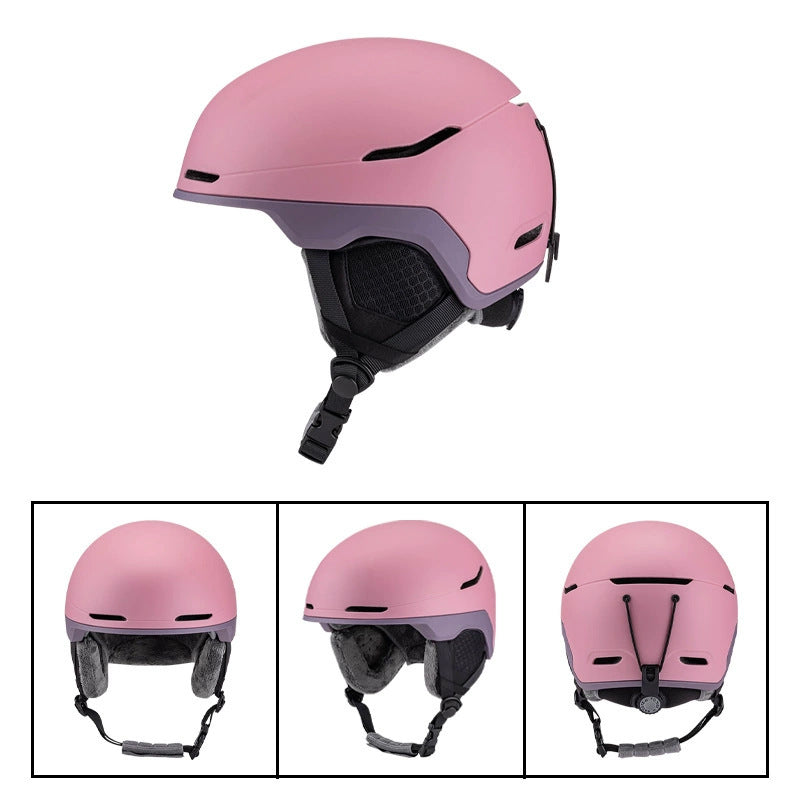 S-036 New professional skiing helmet for outdoor sports, men's and women's universal skiing equipment, breathable and warm safety helmet wholesale
