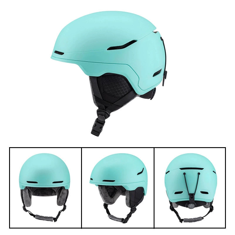 S-036 New professional skiing helmet for outdoor sports, men's and women's universal skiing equipment, breathable and warm safety helmet wholesale