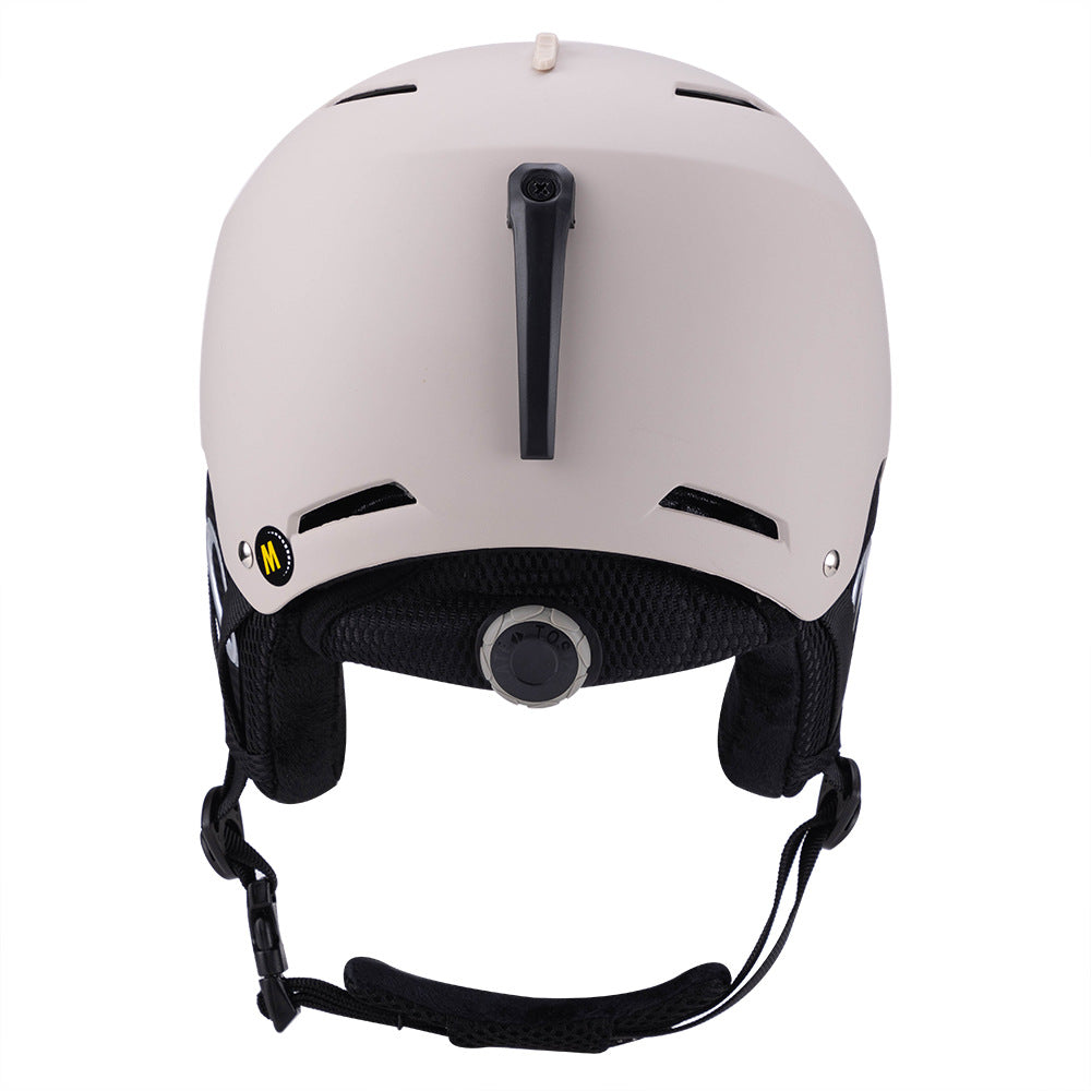 S-102/102G New integrated OTG ski helmet for children and adults of full-size, male and female snow boarding helmets,vetilation adjustable constant warm temperaturesnow helmet for rental and wholesale in ski resorts