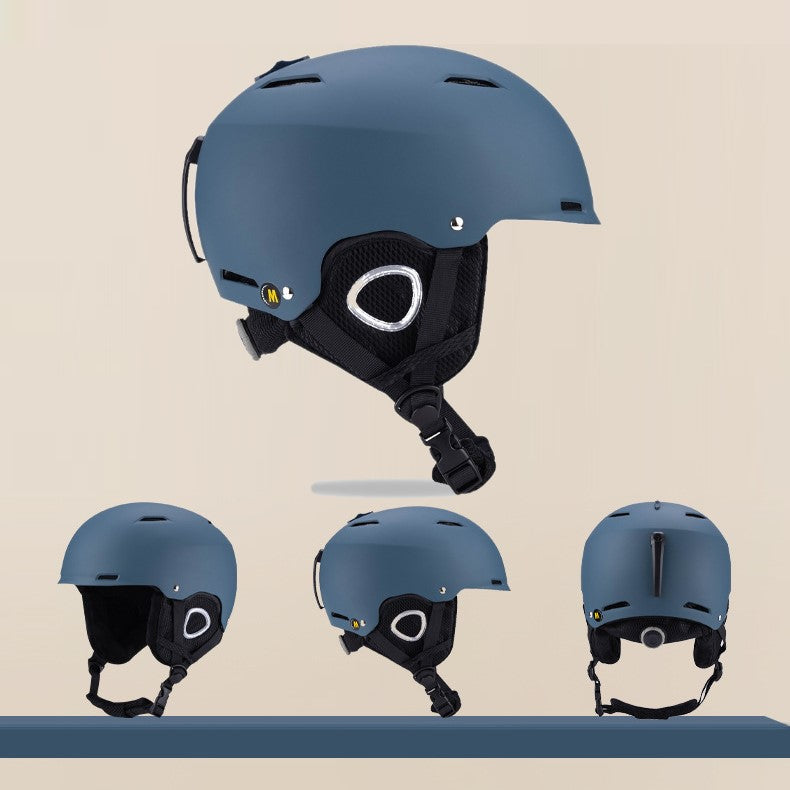 S-102/102G New integrated OTG ski helmet for children and adults of full-size, male and female snow boarding helmets,vetilation adjustable constant warm temperaturesnow helmet for rental and wholesale in ski resorts