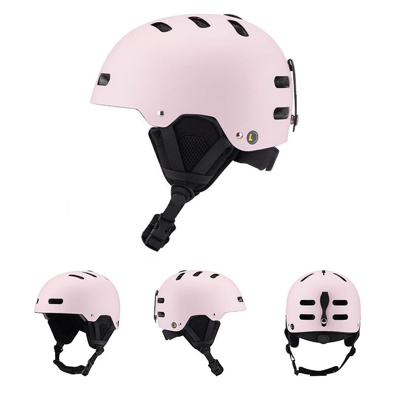S-017 New fashion outdoor snow board helmet with goggle