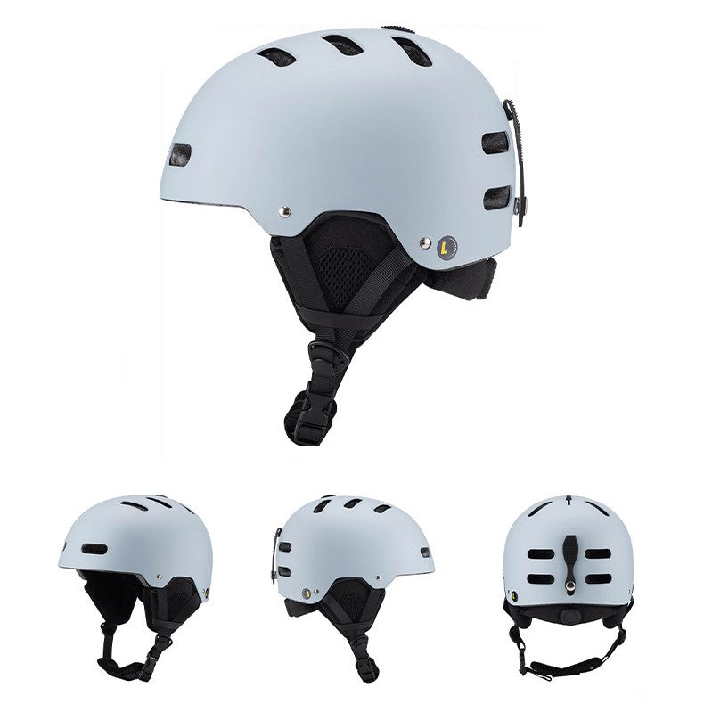 S-017 New fashion outdoor snow board helmet with goggle