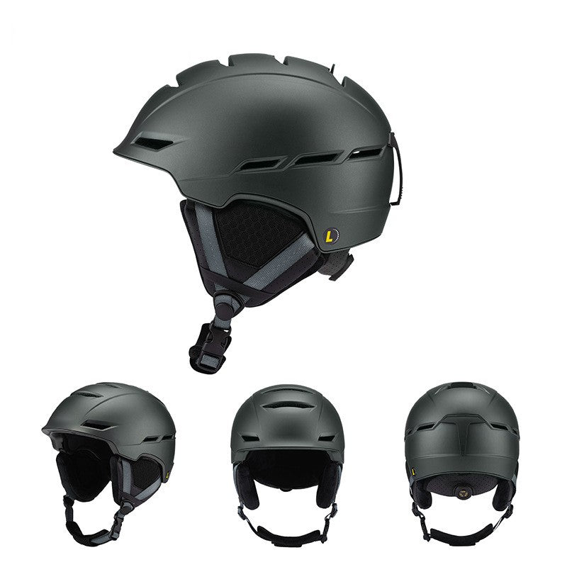 S-008P Gradient color freshing adult ski helmet for men and women outdoor sports single/double board warm ski helmet