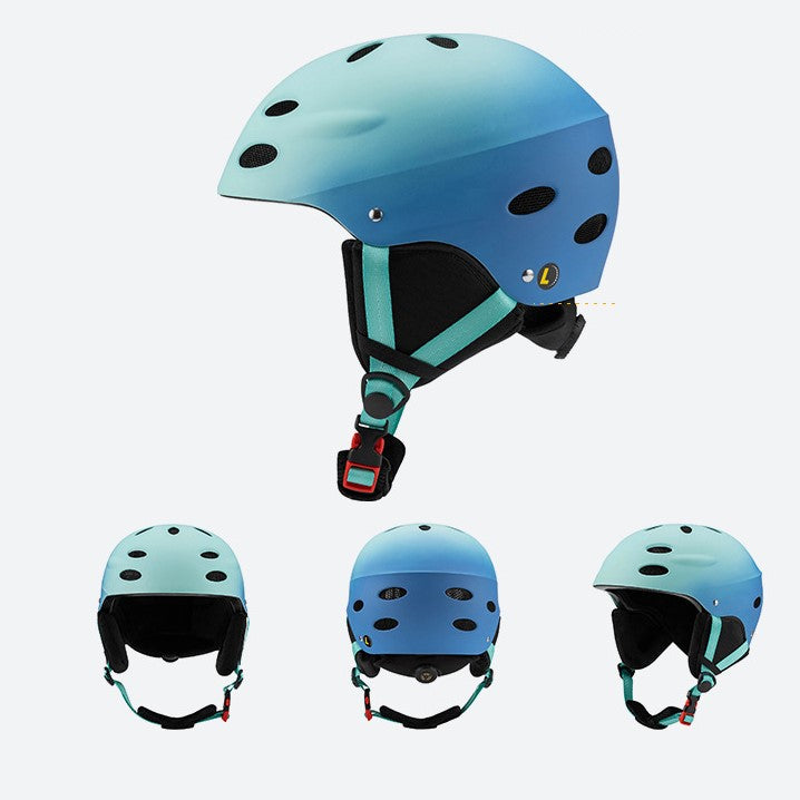 S-40 Multi color sport helmets children & adult skiing helmets anti-collision and cold resistant printing logo oversea service