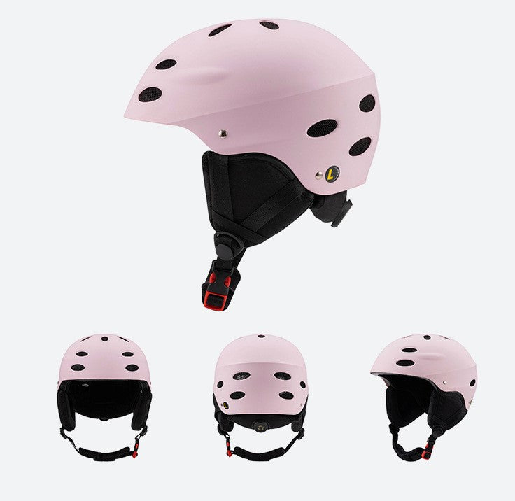 S-40 Multi color sport helmets children & adult skiing helmets anti-collision and cold resistant printing logo oversea service