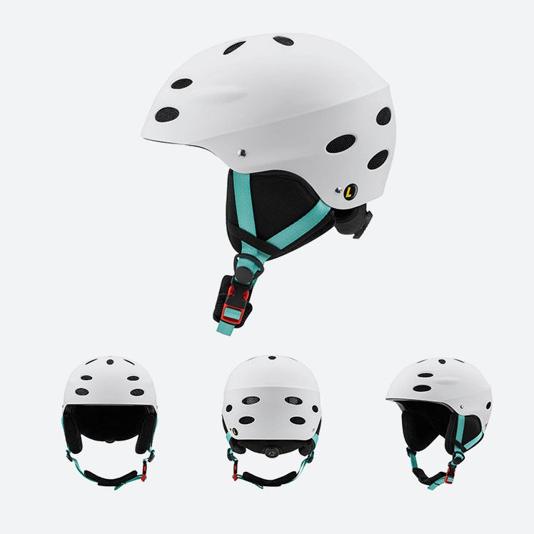 S-40 Multi color sport helmets children & adult skiing helmets anti-collision and cold resistant printing logo oversea service